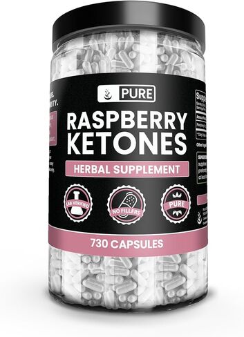 Pure Original Ingredients Raspberry Ketone (730 Capsules) No Magnesium Or Rice Fillers, Always Pure, Lab Verified in Kuwait
