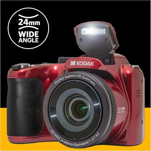 AZ255 Astro Zoom 16MP Camera (Black) مع حزمة بطاقة Kodak 128GB SDXC (10 عناصر) in Kuwait