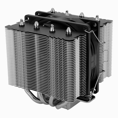 Peerless Assassin 90 SE Black Dual-Towers CPU Cooler, with Aluminum Heatsink Cooling,High Perfommance PC Radiator, 110mm Tall,Intel 1700/115X/1200/1851;AMD:AM4/ AM5 for Desktop Cooler in Saudi Arabia