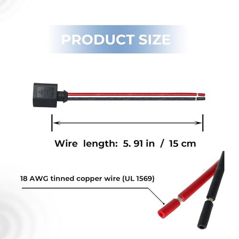 أداة ربط الأسلاك لمرسل/مستشعر درجة الحرارة - S2906: متوافقة مع موديلات Audi وBMW وPorsche وSeat وVolkswagen in Kuwait