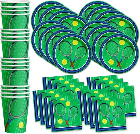 Lacrosse Birthday Party Supplies Set Plates Napkins Cups Tableware Kit for 16 in Saudi Arabia