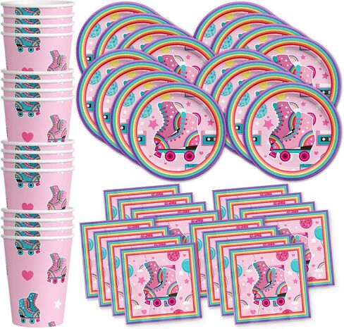 Lacrosse Birthday Party Supplies Set Plates Napkins Cups Tableware Kit for 16 in Saudi Arabia