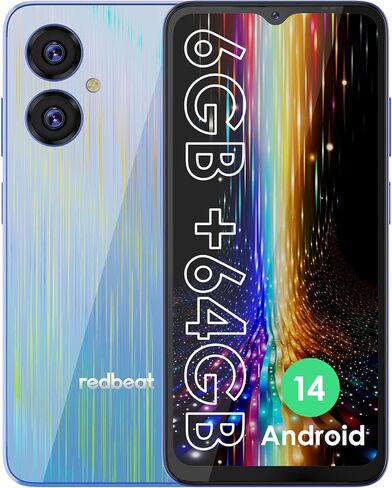 D5 Unlocked Android 14 Smartphone Gaming Phone 8-core 1.6GHz Processor 6.52 Inch IPS, 5000mAh, 9GB RAM 128GB ROM Expandable 1TB, 13MP + 5MP Camera, Dual 4G SIM Slots, GPS, Type-C, WiFi, Bluetooth 5.0 in Kuwait