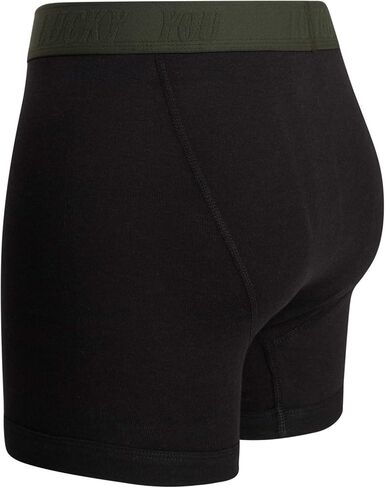 Lucky Brand Men's Boxer Briefs – 3 Pack Soft Stretch Mens Underwear with Comfort pouch - Breathable Boxers for Men (S-XXL) in Saudi Arabia