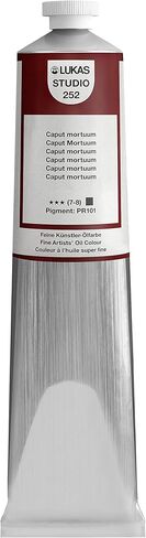 LUKAS Studio Artist Oil Color Paints - High-Pigment Oil Paint Made with Natural Binder for Artist, Painting, & More! - [Titanium White - 200 mL] in Saudi Arabia