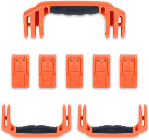 Pelican 1615 Replacement Handle & Latch Set by ColorCase - Red Handles & Push Button Latches in Saudi Arabia