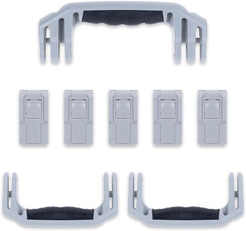 Pelican 1615 Replacement Handle & Latch Set by ColorCase - Red Handles & Push Button Latches in Saudi Arabia