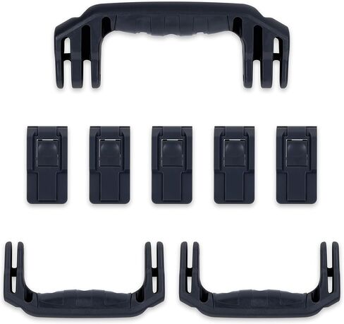 Pelican 1615 Replacement Handle & Latch Set by ColorCase - Red Handles & Push Button Latches in Saudi Arabia