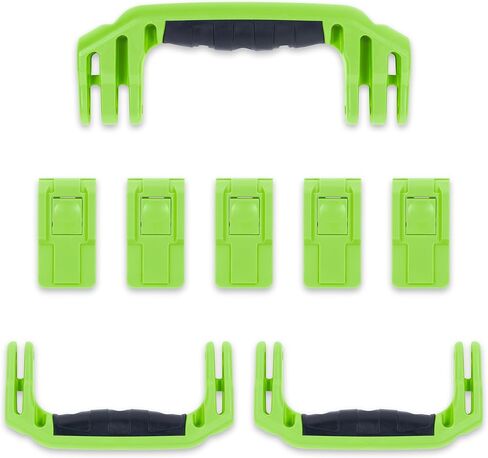 Pelican 1615 Presection Handle & Latch Latch بواسطة Colorcase - مقابض حمراء ومقاطع زر الضغط in Kuwait