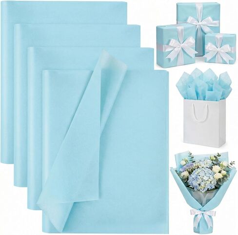 Shindel 120 Sheets Tissue Paper for Gift Wrapping, 20x14 Inch Christmas Tissue Paper for Gift Bags Christmas Presents Holiday Crafts in Kuwait