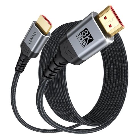 10ft HDMI 2.1 كابل 10 حزمة ، عالي السرعة 8K HDMI سلك 48 جيجابت في الثانية ، CL3 محمي مصنفة HDMI 8K@60Hz ، 4K@144Hz/120Hz ، HDR10+، EARC/ARC للتلفزيون ， Soundbar ، ROKU ، 8K/4K MONITORY ، LAPTOP ، CARMACS ، الكاميرا in Kuwait