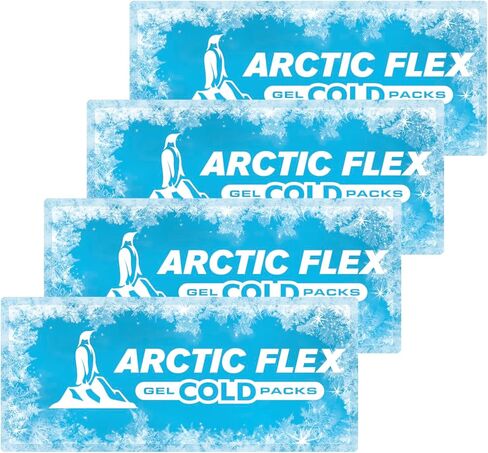 Arctic Flex Gel Replacement Packs - Gel Ice Packs Reusable for Shoulder Ice Brace - Hot and Cold Gel Pack for Injuries, Pain Relief, Swelling - Flexible Therapy Compression Wrap - Athletic, Women, Men in Kuwait