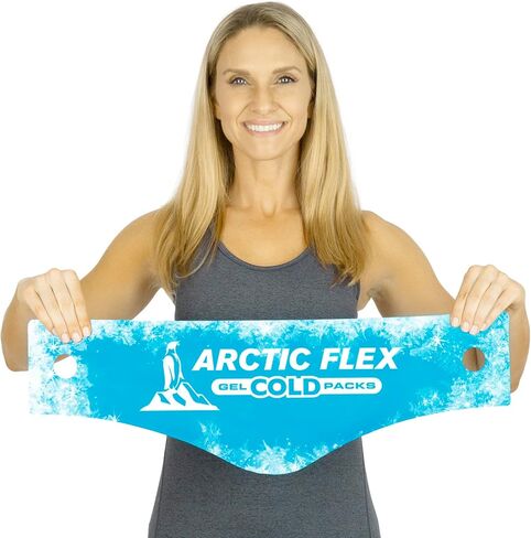 Arctic Flex Gel Replacement Packs - Gel Ice Packs Reusable for Shoulder Ice Brace - Hot and Cold Gel Pack for Injuries, Pain Relief, Swelling - Flexible Therapy Compression Wrap - Athletic, Women, Men in Kuwait
