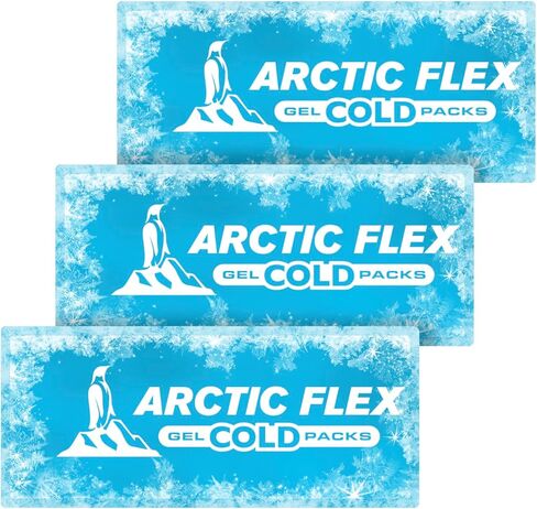 Arctic Flex Gel Replacement Packs - Gel Ice Packs Reusable for Shoulder Ice Brace - Hot and Cold Gel Pack for Injuries, Pain Relief, Swelling - Flexible Therapy Compression Wrap - Athletic, Women, Men in Kuwait