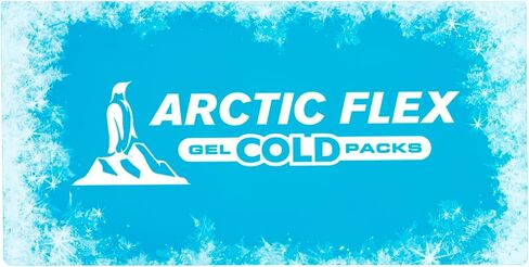 Arctic Flex Gel Replacement Packs - Gel Ice Packs Reusable for Shoulder Ice Brace - Hot and Cold Gel Pack for Injuries, Pain Relief, Swelling - Flexible Therapy Compression Wrap - Athletic, Women, Men in Kuwait