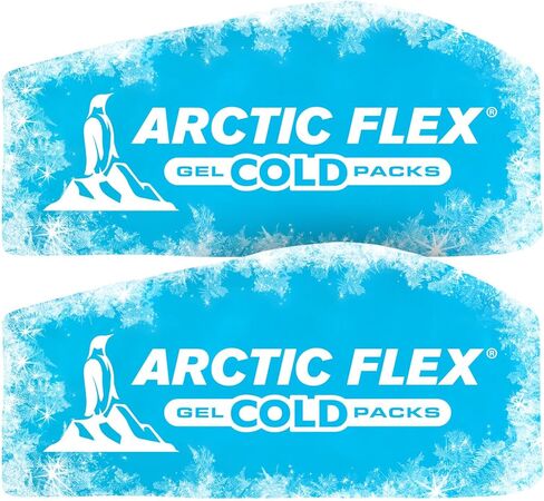 Arctic Flex Gel Replacement Packs - Gel Ice Packs Reusable for Shoulder Ice Brace - Hot and Cold Gel Pack for Injuries, Pain Relief, Swelling - Flexible Therapy Compression Wrap - Athletic, Women, Men in Kuwait