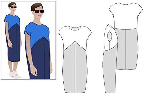 Style Arc Sewing Pattern - Mila Dress (Sizes 04-16) in Kuwait