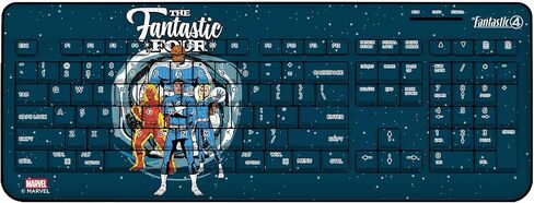Marvel Fantastic Four Badge Wireless USB Keyboard in Kuwait
