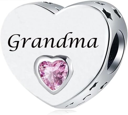 Pink Heart Charm Compatible with Pandora Bracelets for Wife Friend Mom Daughter Grandma Sister in Kuwait