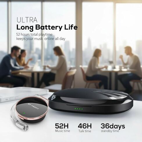 مفتوح أذن سماعات رأس Bluetooth مع Earhook فوق سماعات أذن سماعات الرأس اللاسلكية على سماعات الأذن على سماعات الأذن مع الميكروفون (Rose Gold Black) in Kuwait