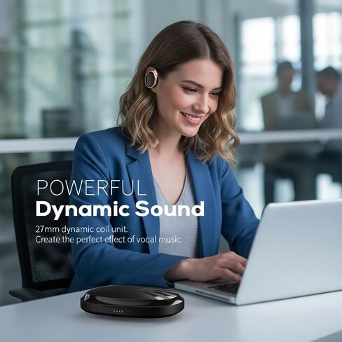 مفتوح أذن سماعات رأس Bluetooth مع Earhook فوق سماعات أذن سماعات الرأس اللاسلكية على سماعات الأذن على سماعات الأذن مع الميكروفون (Rose Gold Black) in Kuwait