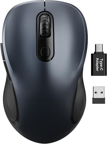 Trueque Wireless Mouse E702 2.4GHz Portable Computer Mouse with USB Receiver, Comfortable Silent Mice for Laptop, Chromebook, PC, Notebook, Desktop, Windows, Mac (Purple) in Kuwait