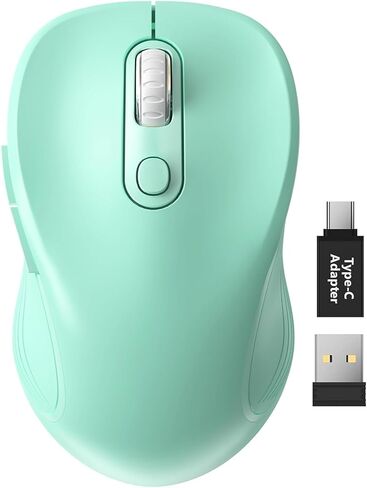 Trueque Wireless Mouse E702 2.4GHz Portable Computer Mouse with USB Receiver, Comfortable Silent Mice for Laptop, Chromebook, PC, Notebook, Desktop, Windows, Mac (Purple) in Kuwait