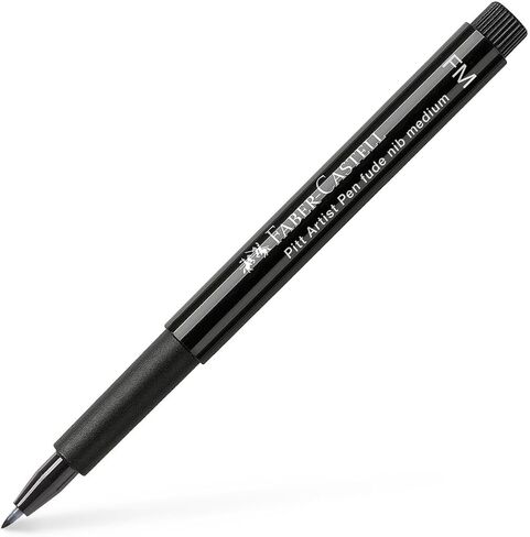 Faber-Castell Art & Graphic Pitt Artist Pen Fineliner Xxs India Ink Pen, Black, Single Pitt Pen, For Art, Craft, Drawing, Sketching, Home, School, University, Colouring in Saudi Arabia