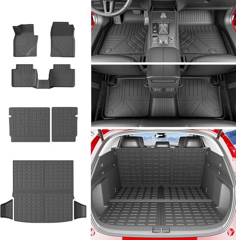 Floor Mat Compatible with 23-25 Mazda CX50 Cargo Mat Trunk Mat Backrest Mat Cargo Liner Replacement for 2023-2025 Mazda CX-50 Accessories (Cargo Mat+Backrest Mat+Floor Mat) in Kuwait