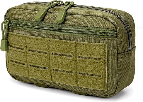 Molle Tactical Admin EDC Pouch, Utility Small Tool Pouches Bag for Belt Military Vest Black in Kuwait