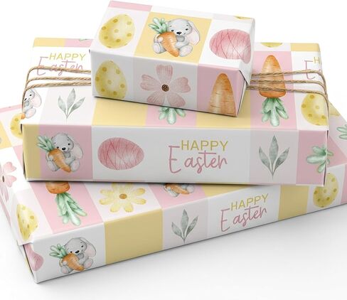 WAPLIGHAL Floral Wrapping Paper - Colorful Floral, Peony, "MAMA" and "Mommys Girl" Letter Designs - Floral Gift Wrap for Birthday, Baby Showers, Bridal Shower, Holiday - 8 Folded Sheets (20 x 29 in Kuwait