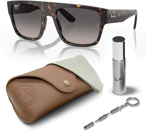 Ray-Ban RB0360S Drifter Square Shape Sunglasses for Men and Women- Timeless Classic Sun Glasses with Modern Elegance - Premium UV Protection - Designer Men's and Women's Sunglasses in Kuwait