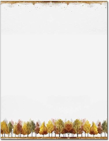 Turkey Day Letterhead Laser & Inkjet Printer Paper (25 Pack) in Kuwait