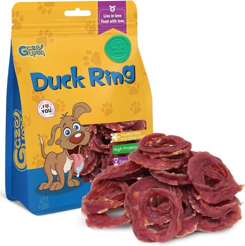 Dog Treats Chicken Jerky Rings, Natural Chicken Breast, Healthy Training Rewards for Dogs w/Glucosamine Chondroitin in Saudi Arabia