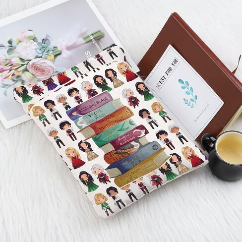 KEYCHIN Throne Glass Novel Series Book Sleeve Sarah J Bookish Gifts Midnight Crown Book Cover Protector for Bookish Bookworm (Throne Glass-BS) in Kuwait