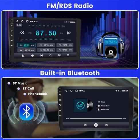 4GB 64GB Stereo for Chevrolet Chevy Aveo 2006-2012 CarPlay Radio 8 Core Android 13 Head Unit Backup Camera IPS 9 Inch Touchscreen GPS DSP 59UI in Saudi Arabia
