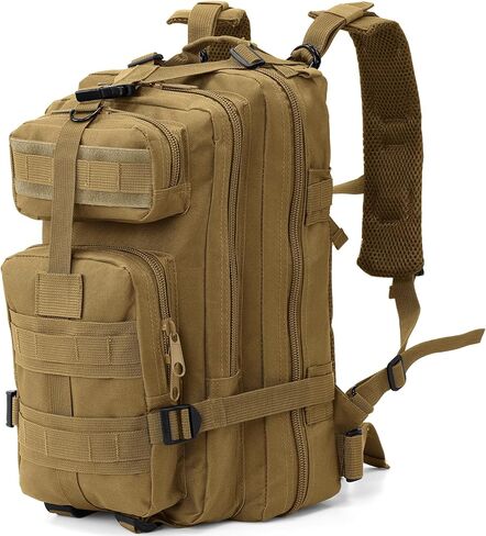 35L حقيبة ظهر تكتيكية عسكرية للرجال ، حزمة هجوم مقاومة للماء للنساء ، الأسود Molle Daypack 3 أيام من حقيبة الظهر للرحلات ، الصيد ، التخييم ، البقاء على قيد الحياة ، EDC in Kuwait