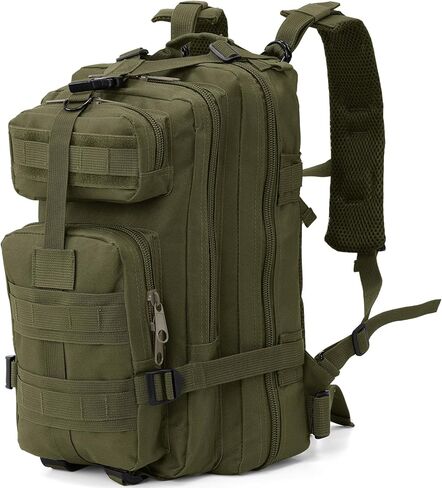 35L Military Tactical Backpack for Men, Water Resistant Assault Pack for Women, Black Molle Daypack 3 Day Bug Out Bag Rucksack for Trekking, Hunting, Camping, Survival, EDC in Kuwait