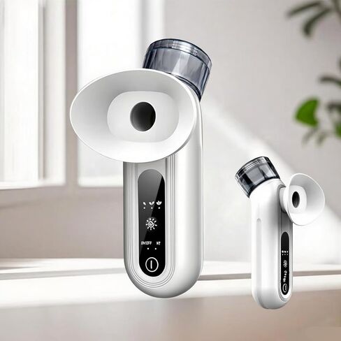 بخاخة بخار رذاذ العين لتخفيف جفاف العيون، وعلاج العين، وأقنعة العين الساخنة المحمولة، جهاز بخار صغير لترطيب العين وتنظيفها، أزرق in Kuwait