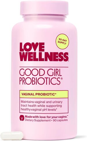 Love Wellness Good Girl Probiotics | Women’s Vaginal Health & pH Balance Supplement | 9-Strain Probiotic for Urinary Tract, Yeast, Odor & Immune Support | Gluten-Free (30-Day Supply) in Kuwait
