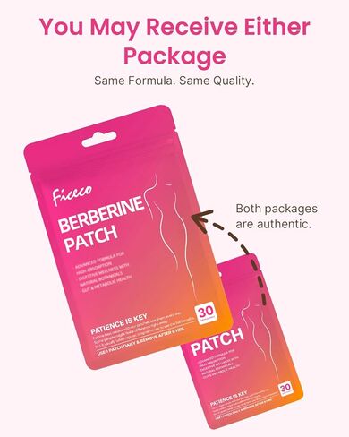 Berberine Patches Nourish & Firming 60 Pads | Easy Daily Wear | Botanical-Inspired Ingredients | Comfortable & Discreet Skin Patch for Women & Men, All Skin Types in Kuwait