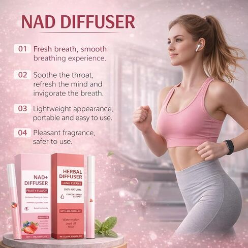 Mullein Herbal Diffuser Pen - Fruit Flavor Smokeless Inhaler for Quitting Smoking, 2 Flavors (Watermelon & Strawberry), Flavored Air Freshener for Lung Cleansing, 2 Sticks in Kuwait