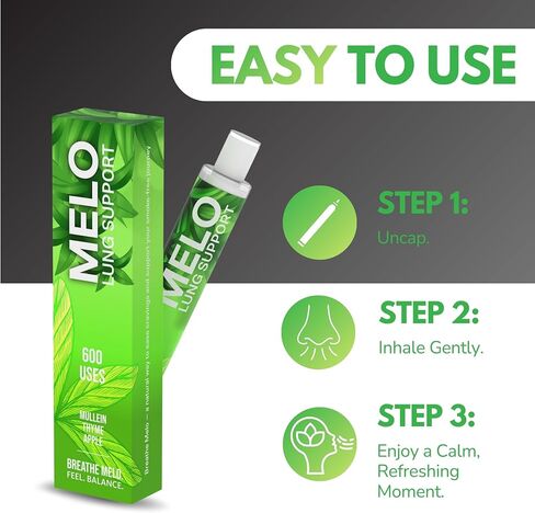 Nicotine Free Vapors Pens - Lung Detox & Cleanser Support with 600 Uses, Natural Apple, Thyme & Mullein Herbal Pen, Quit Smoking Inhaler Stick - All Natural, Healthy Inhaler in Kuwait