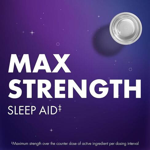 ZzzQuil Liquid Sleep Aid, Diphenhydramine 50mg HCI, Free & Clear, Free of Alcohol and Artificial Dyes, Nighttime Sleep Aid Liquid, Non-Habit Forming, Strawberry Flavored, 2 Pack, 24 FL OZ in Kuwait