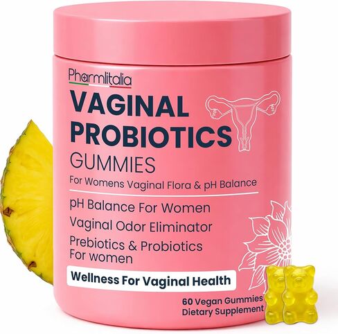 علكات البروبيوتيك المهبلية | توازن الحموضة للنساء | البريبايوتكس والبروبيوتيك للنساء | علكات الأناناس للنساء لتوازن درجة الحموضة والصحة المهبلية | التحكم في رائحة المهبل 60 علكة in Kuwait