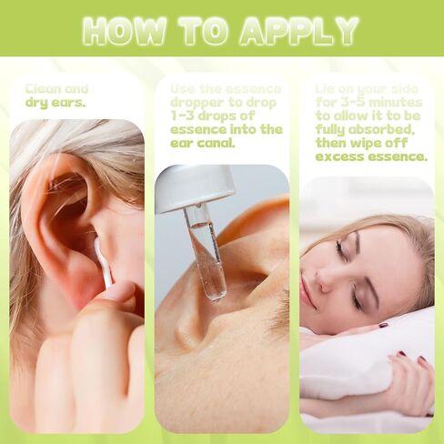 Tinnitus Relief for Ringing Ears, Effective Ear Ringing Relief Drops, Natural Herbal Tinnitus Treatment for Ear Clicking Buzzing, Improving Hearing for Unisex Adult, 60ml in Kuwait