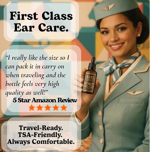Auil - Mineral Oil Ear Drops - Pharmaceutical Grade, Natural Ear Care for Dry Irritated Ears, Ear Wax, Itchy Ears, and Swimming - No Harsh Additives - Doctor Curated and Bottled in USA in Kuwait