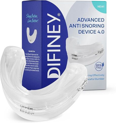 Advanced Anti Snoring Device 4.0: FDA-Cleared Snoring Solution – Adjustable Snore Stopper Mouth Guard for Men & Women – Anti Snoring Mouthpiece to Improve Sleep – Reusable Night Use in Kuwait