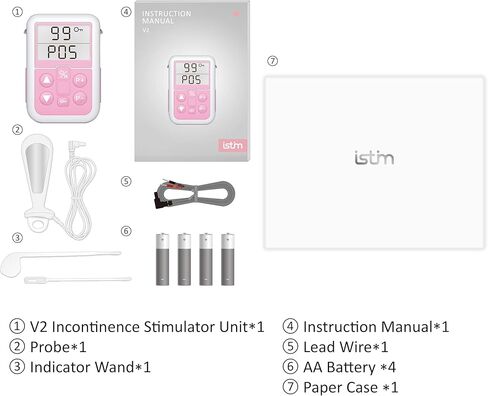 Everyway Incontinence Stimulation System - iStim V2 Kegel Trainer Incontinence Stimulator for Bladder Control & Pelvic Floor Muscle Therapy for Women in Kuwait