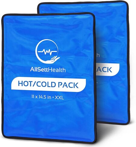 Reusable Hot and Cold Gel Ice Packs for Injuries - Gel Cold Packs for Injuries - Multiple Shapes and Sizes 7 Variety Pack in Kuwait